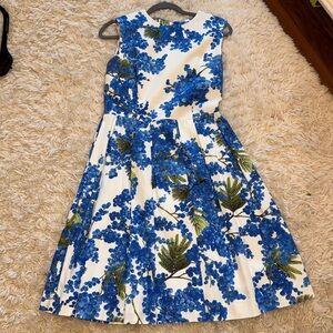 EUC Carolina Herrera cotton faille dress